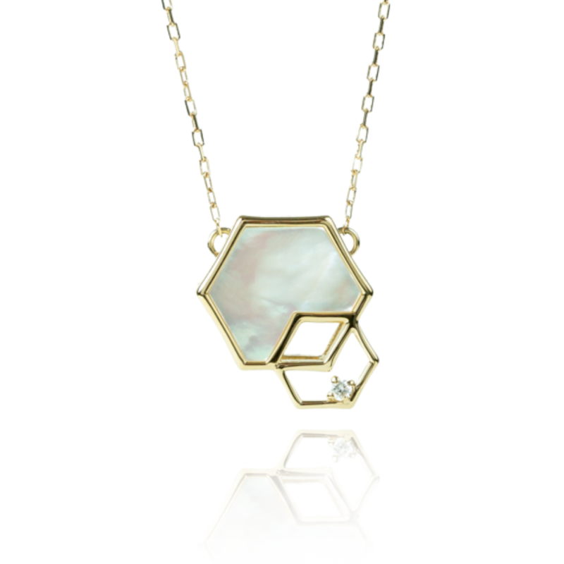 K18 ロゴ ネックレス