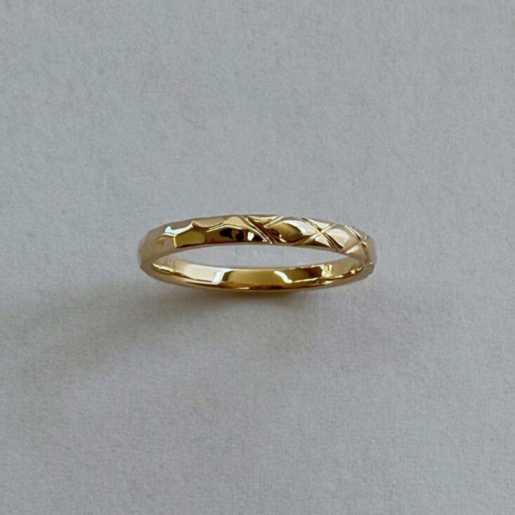 K10 Trinity Pattern Ring