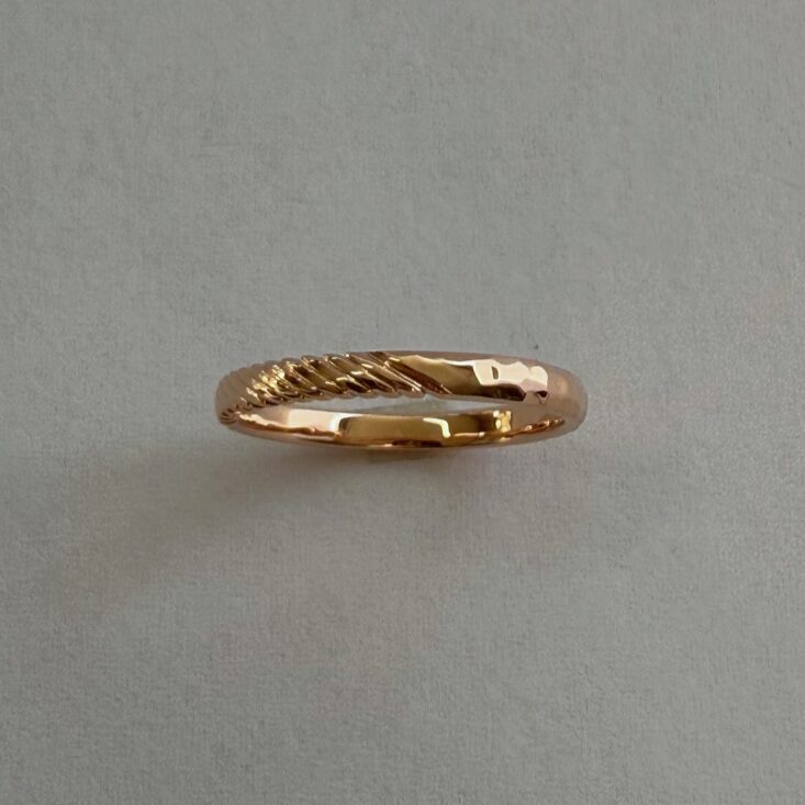 K10PG Trinity Line Ring