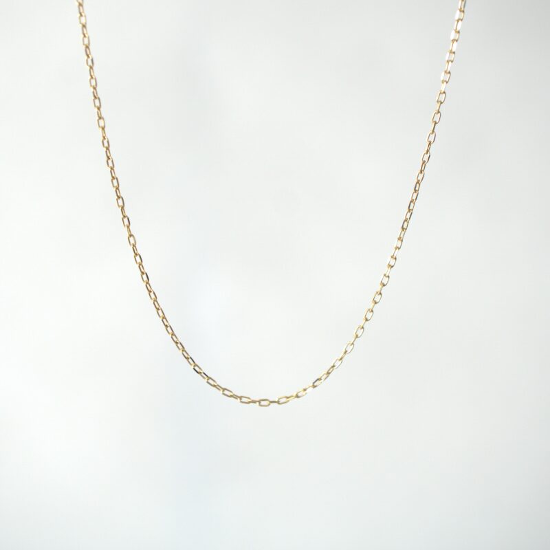 K18YG 0.24mm角小豆45cmムーブ