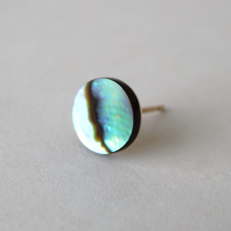 Thumbtack Earrings‐アバロン貝（0.5ペア）